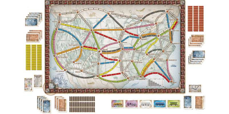 Hra Ticket to ride