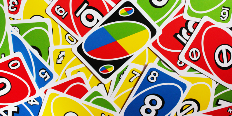 Various Uno cards