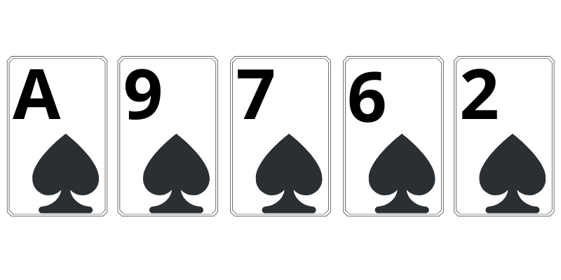 pokerio taisyklės kombinacijos - Spalva