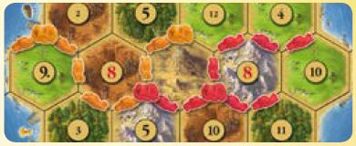 Gioco e regole di Catan - Esempio 3