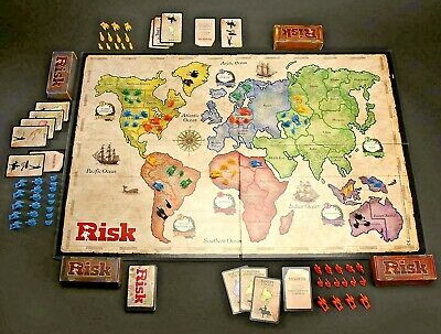 Game board, cards, armies - how to play Risk
