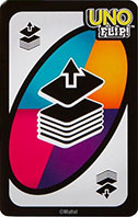 Laukinė pasirinkti spalva korta - UNO FLIP kortų ir stalo žaidimas