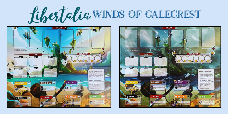 Tablero de juego de Libertalia-Winds-of-Galecrest
