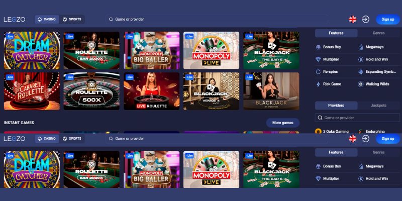 Legzo-Internet-Blackjack-Casino